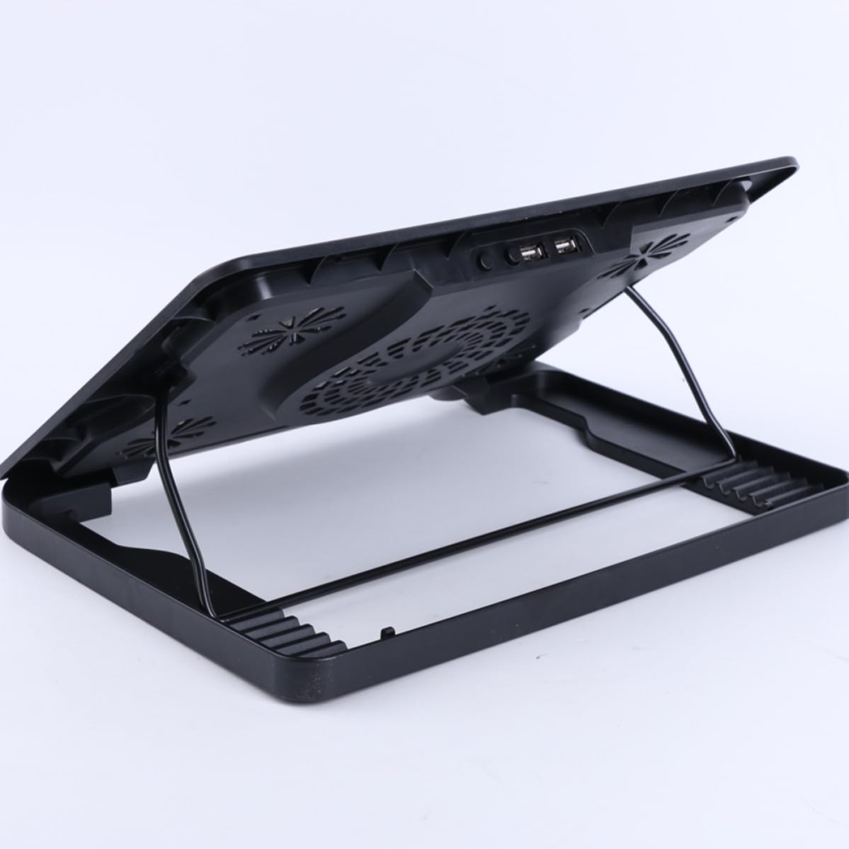 5 Ventiladores Base Enfriadora Metálica para Computadora Portátil
