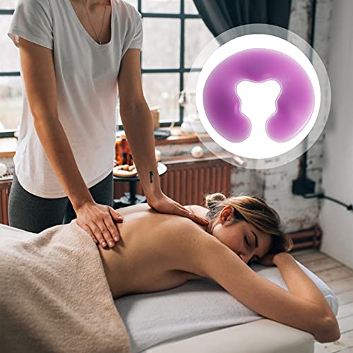 Oreiller silicone de U massage pour éliminer les marques sur le visage - 6