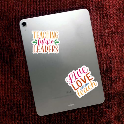 Image of Zesta Aesthetic Stickers for Laptop /Waterproof Anime Decal for Books /Vinyl Sticker for Fridge /Easy to Use Korean Car Sticker Kawaii Cute Stickers (Teacher Love)-Self-Adhesive
