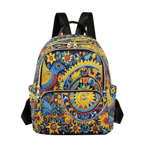 Sac à dos mexicain femme petit sac tendance matelassé moderne