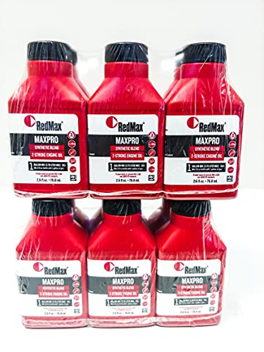 RedMax 598817701 OEM MaxLife 2-Cycle Engine Oil 2.6oz 1 Gallon Mix replaces 580357201 (12 Pack)