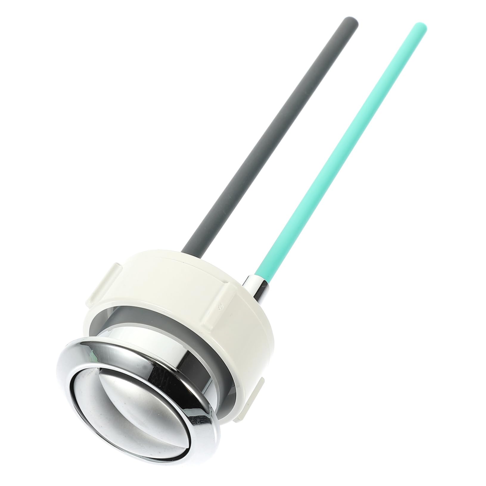 HEMOTON 3piezas Botón De Descarga para Cisterna De Inodoro Fácil De Instalar Compatible Cisternas Gibot Botón De Repuesto Acabado Electrochapado De Instalación