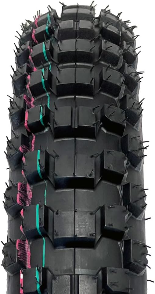 MMG Motorcycle Knobby Tire 60/100-14 for Dual/Enduro Off Road - 29L