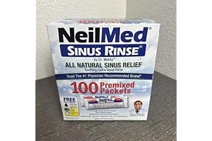 NeilMed Sinus Rinse All Natural Relief Premixed Refill Packets 100 Count