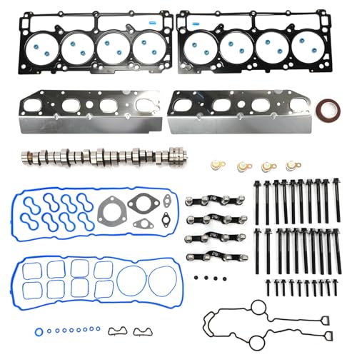 Image of KAX 5.7 Hemi Non MDS Lifter Cam Camshaft Head Gasket Set Compatible with Ram 1500 2011-2019, Dodge Ram 1500 2009-2010, Aspen Durango 2009 5.7L, OE# 53021726AE, 53021726AD