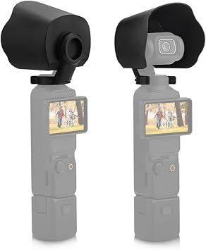 Camera Lens Sun Hood for DJI Osmo Pocket 3, PULUZ Sunshade Lens Protective Cover Hood for DJI Osmo Pocket 3 Accessories