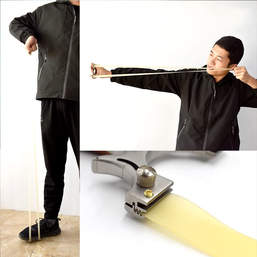 Fasce di ricambio per fionda da 0,7 ~ 1,5 mm, fionda piatta e professionale, elastici per sport all'aria aperta, 50 pezzi