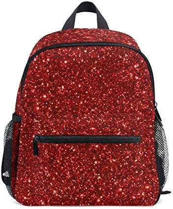 red glitter backpack