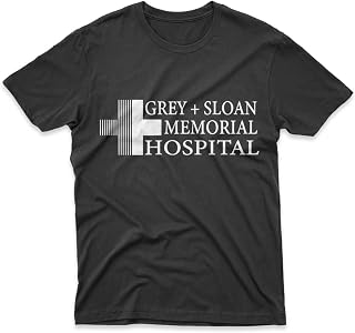 InkPressions Grey + Sloan Memorial Hospital Doctor T-Shirt Mens Womens Tshirt Tee