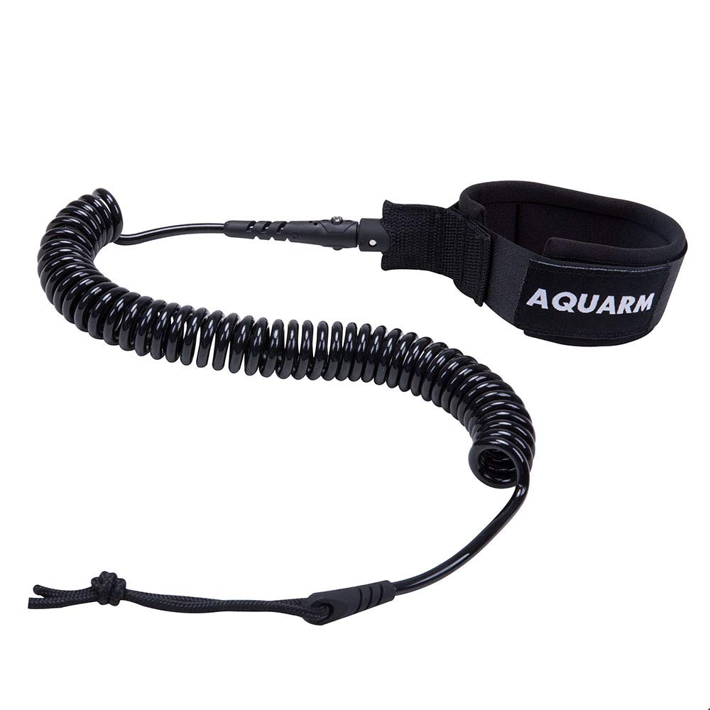Premium Coiled Surfboard Leash, 11 feet SUP Leash Leg Rope, Stand Up Paddle Board Leash for All Types of Surfboards