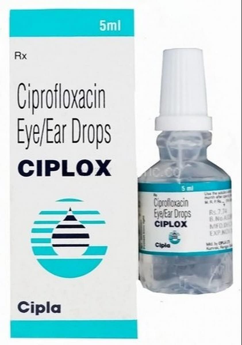 Ciplox - Bottle of 5 ml Eye/Ear Drops