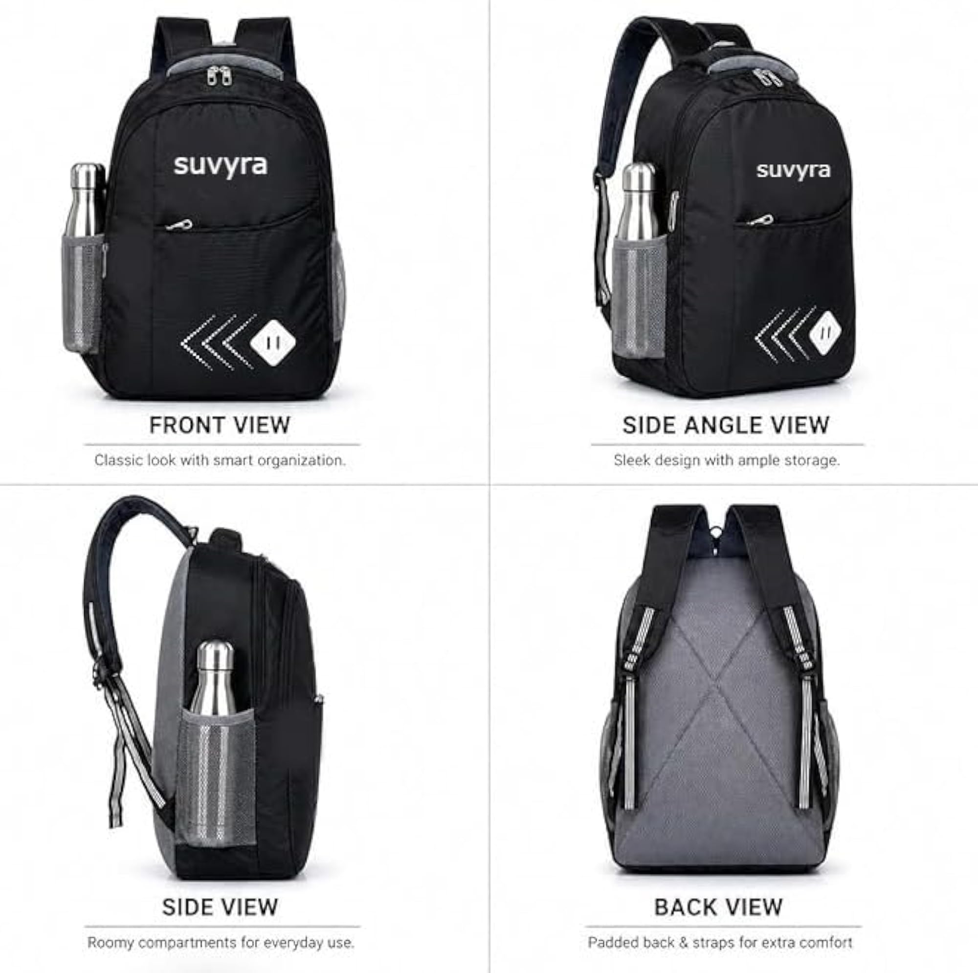 30L Laptop Backpack for Men & Women, Stylish Travel Bag