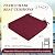 HOMELYSIAN Waterproof Outdoor Chair Cushions Set of 2, Square Outdoor Seat Cushions with Ties and Removable Covers, 19 x 19 Outdoor Cushions for Patio Furniture with Portable Handle(Burgundy)