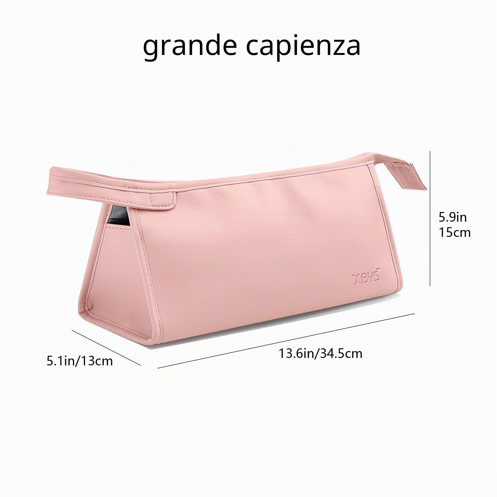 Veki Borsa da Viaggio Compatibile con Dyson e Shark Asciugacapelli, Borsa Organizer per Arricciacapelli, Custodia da Viaggio per Dyson Airwrap/Supersonic Capelli e Accessori (Rosa, Triangolare)