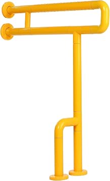Handrail Toilet Frames for The Elderly Toilet Shower Handicap Grab Bar Rail Safety Powerful Handle Support for Elderly Disabled Pregnant Women Bathroom Handrail/Yellow