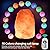 pursalt Himalayan Salt Lamp 7 Inches (5-6 Lbs) with Upgraded Remote Control, Adjustable 16 Color Changing Salt Lamp Night Light, Natural Crystal Pink Large USB Salt Rock Lamp for Home Decor