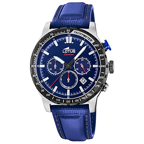 Preisvergleich Produktbild Lotus Herren Chronograph Quarz Uhr mit Leder Armband 18587 / 2
