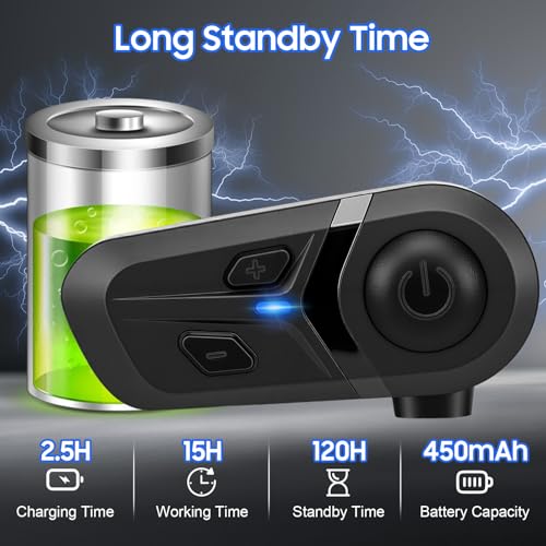 Auricular Bluetooth con Cancelación de Ruido y Respuesta Automática para Casco 4
