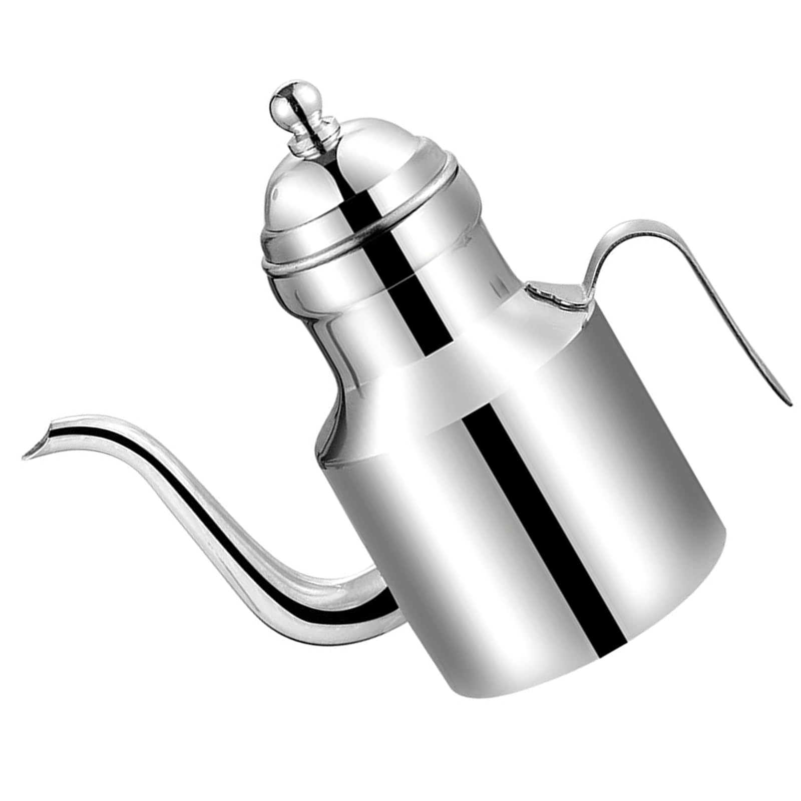 HDOYTXXM Leak Proof Long Spout Cooking Oil Bottle Stainless Steels Vinegar Dispenser Condiment Storage Container Kitchen Gadget Long Spout Oil Dispenser