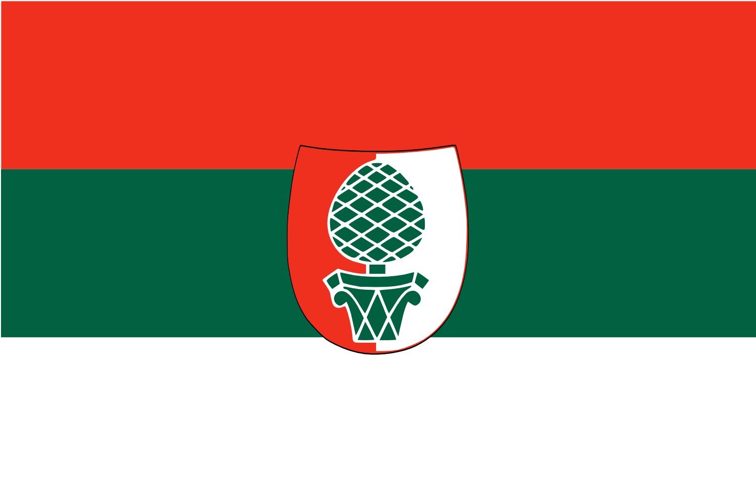 Drapeau Augsburg de qualité supérieure avec finitions renforcées