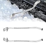 KEMIMOTO 4Pcs Snowmobile Ice Scratcher Kit Compatible with Polaris Arctic Cat Ski-doo Reverse and Non-Reverse Gear Equipped Universal Snowmobiles Scratchers with Claw Replacement Accessories 2 Set