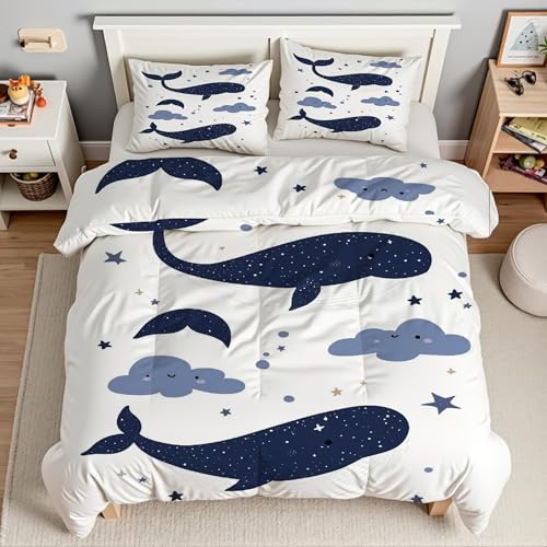 Housse de couette dauphin 220x240 de qualité supérieure en microfibre douce - 3