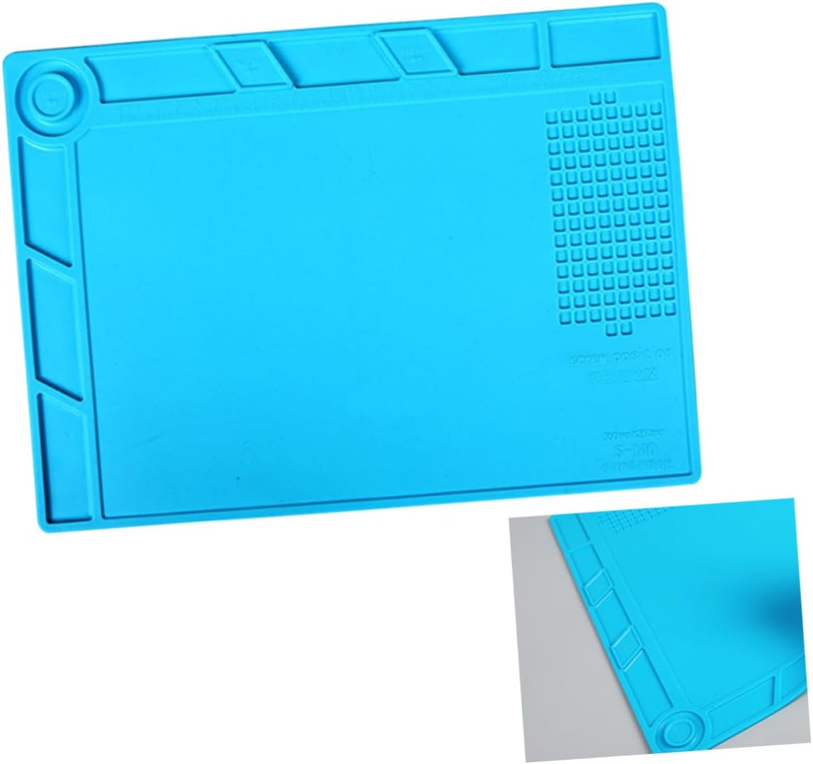 Watch Tool Kitchen Matts Mat for Kitchen Electronics Maintenance Pad Computer Repair Mat Workbench Table Mat Anti Skid Pads Cell Phone Repair Mat Magnetic Silicone Mat Digital