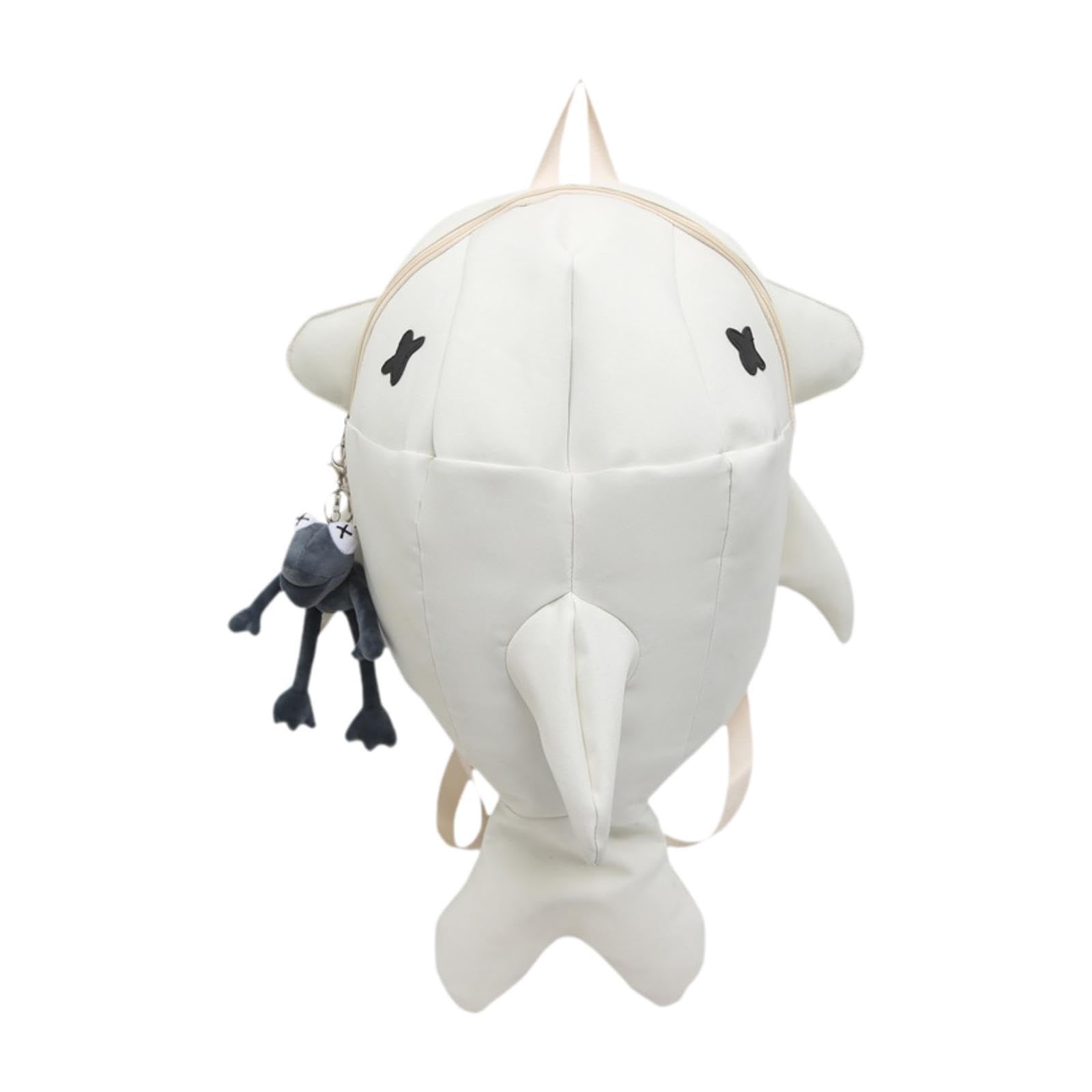 enakshi (label) Enakshi Shark Backpack Cute Animal Shaped Backpack for Men Women Teens Kids Children white small| Clothing, Shoes & Accessories|Womens Handbags & Bags-picture-48