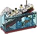 LNLJ Set di Micro Blocchi Modello Titanic, Puzzle 3D Modello Affondamento Nave da Crociera, Giocattolo Educativo Fai-da-Te, Regalo per Adulti E Bambini (234 Pezzi+),B