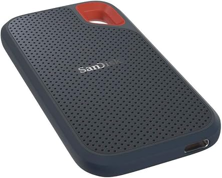 SanDisk 250GB Extreme Portable External SSD, USB-C, USB 3.1, up to 550MB/s - SDSSDE60-250G-G25