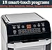 Yedi Total Package 18-in-1 Air Fryer Oven, Air Fryer with Rotisserie and Dehydrator + 100 Recipes, 12.7 Quart
