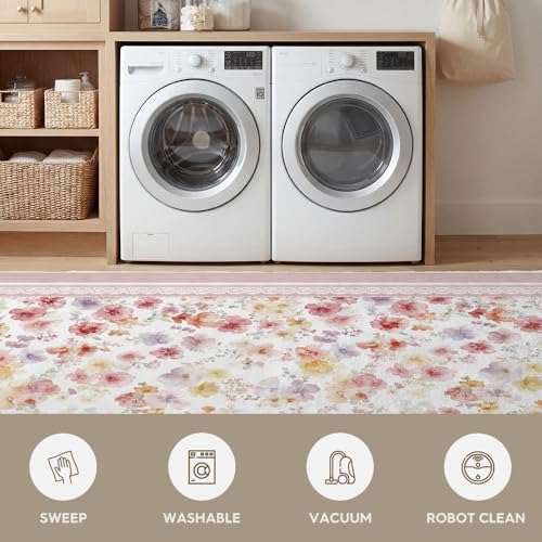 Tapete decorativo Artoid Mode 5 x 7 pies rosa miniatura 5