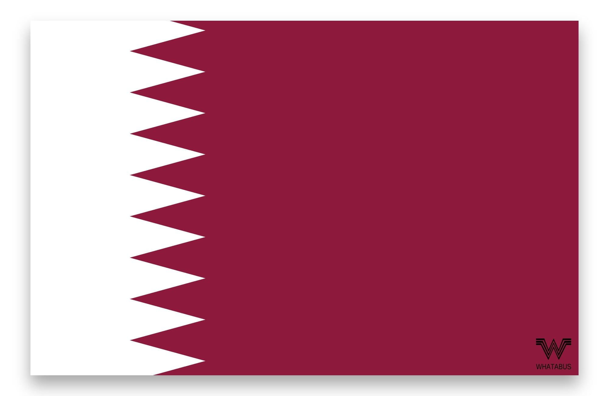 Katar Flagge Aufkleber Sticker 8,5 x 5,5 cm für Auto & Wohnmobil – Länderflagge – Alle Länder verfügbar