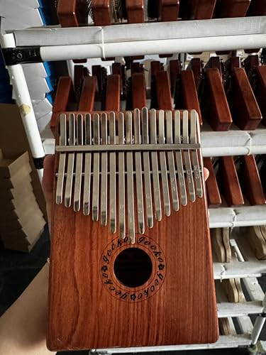 Kalimba Gecko 17 Schlüssel Daumenklavier mit wasserdichter Box