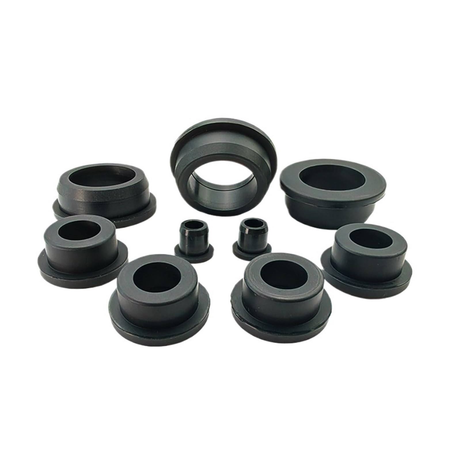 Bobina de protección de alambre en forma de T de silicona suave/anillo de sellado de prensaestopas, tapón de orificio hueco(25MM_50PCS)