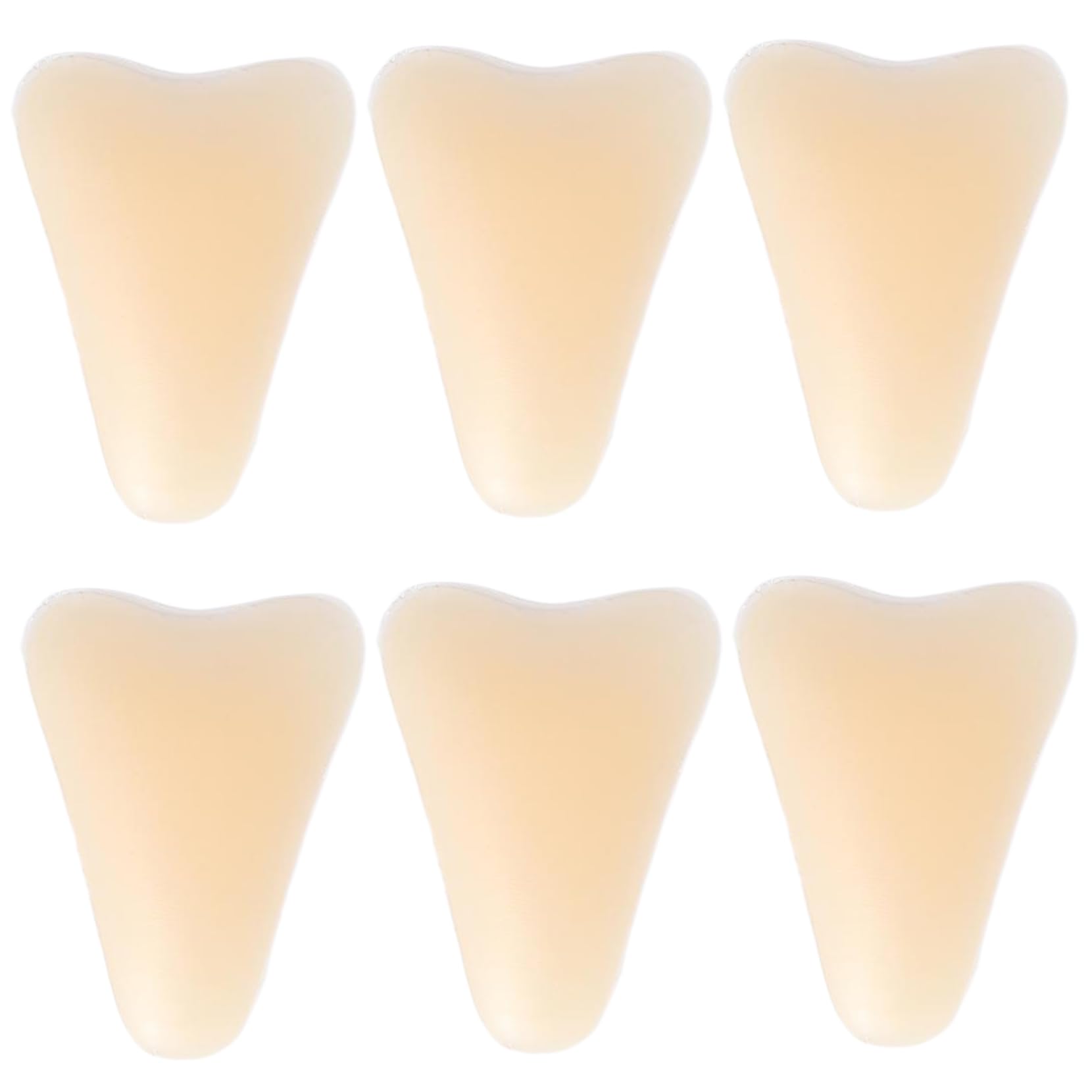 6pcs Camel Toe Concealer, Silikon Einsetzen großer Nahtloser Anti -Kamelzehen Unterwäsche, tragbare und Wiederverwendbare Anti -Cameltoe -Pad für Frauen
