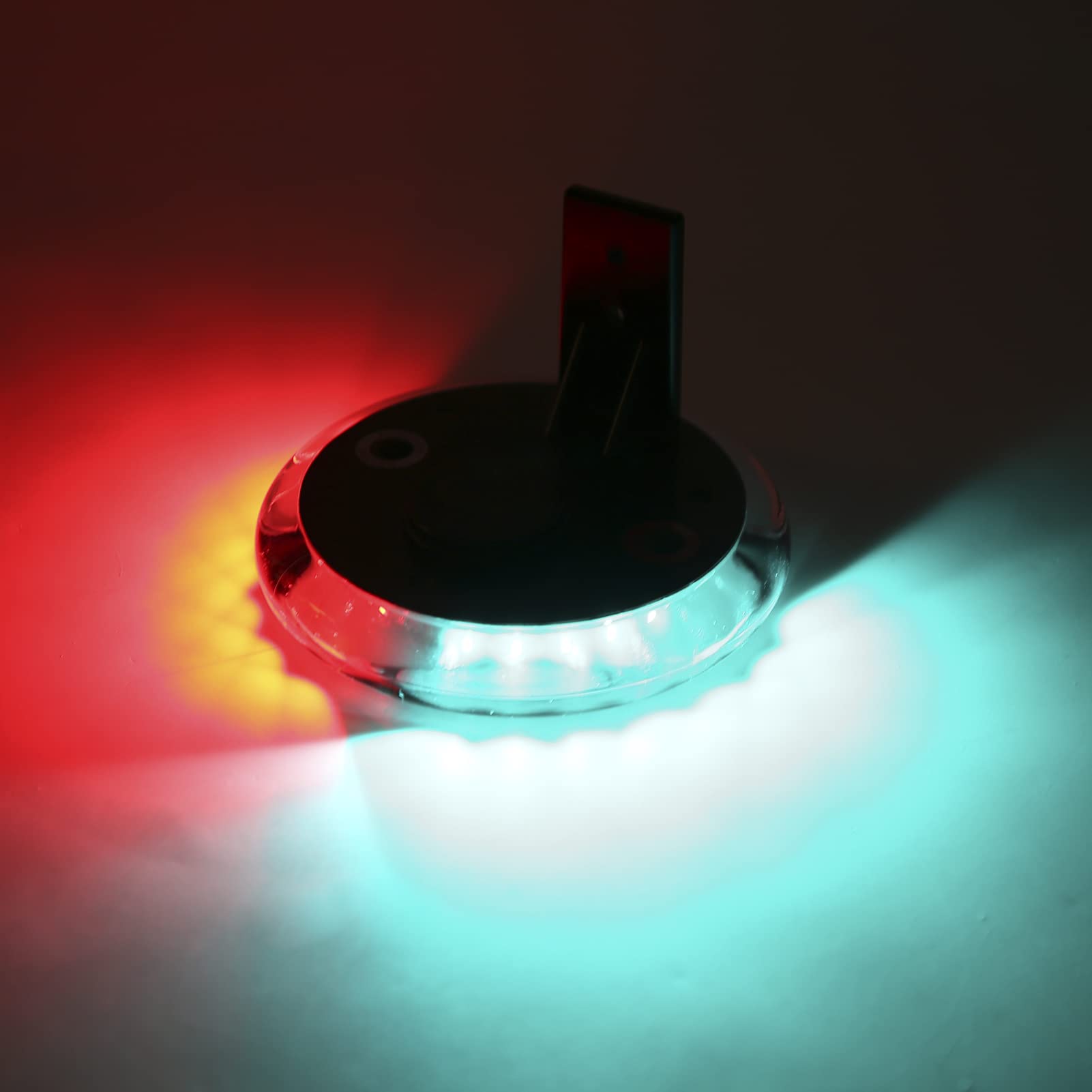 ŚWiatło Nawigacyjne, ZewnęTrzne śWiatła Nawigacyjne Zasilany Energią SłOneczną IP67 6 Trybów Wiele Funkcji z Bezprzewodowym Pilotem Zdalnego Sterowania