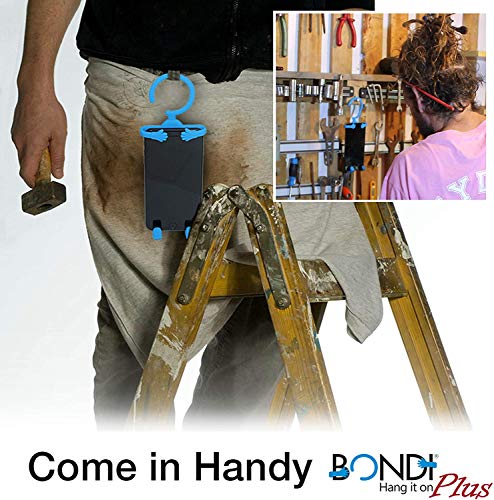 Bondi Plus Flex Phone Holder and Stand - Adjustable Flexible Silicone Case Hanging Mount for Car Bike and Desk up to 6.75" Large Cell Phones - iPhone Xs XR 11 SE - Samsung Galaxy S10 S20 – Turquoise