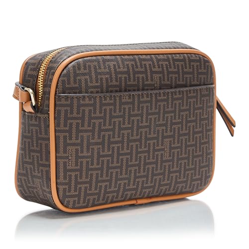 Halston Clara Rocky Road Top Zip Crossbody2