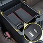 For 2023, 2010-2022 Toyota 4Runner Center Console Organizer Tray (with USB Port), Insert Armrest Box for 4Runner 2010 - 2014 2015 2016 2017 2018 2019 2020 2021 2022 2023 5th Gen 4Runner Accessories