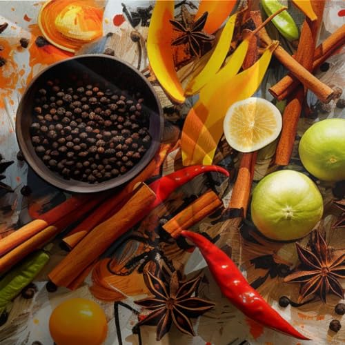 Ropa de cama 3D de ingredientes alimentarios con funda nórdica microfibra y fundas almohada 8