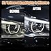 Ciirvoe Automotive Headlight Restoration Kit - Refurbishing Fluid & Polishing Cleaner for Oxidized, Yellowed Headlamps, Enhanced Hydrophobic Coating for Superior Gloss & Protection on All Vehicles