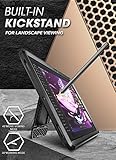 SUPCASE Unicorn Beetle Pro Series Case for Galaxy Tab A8 10.5 Inch 2021 (SM-X200/SM-X205/SM-X207), Full-Body Rugged Heavy Duty Kickstand Case with Built-in Screen Protector (Black) - Image 2