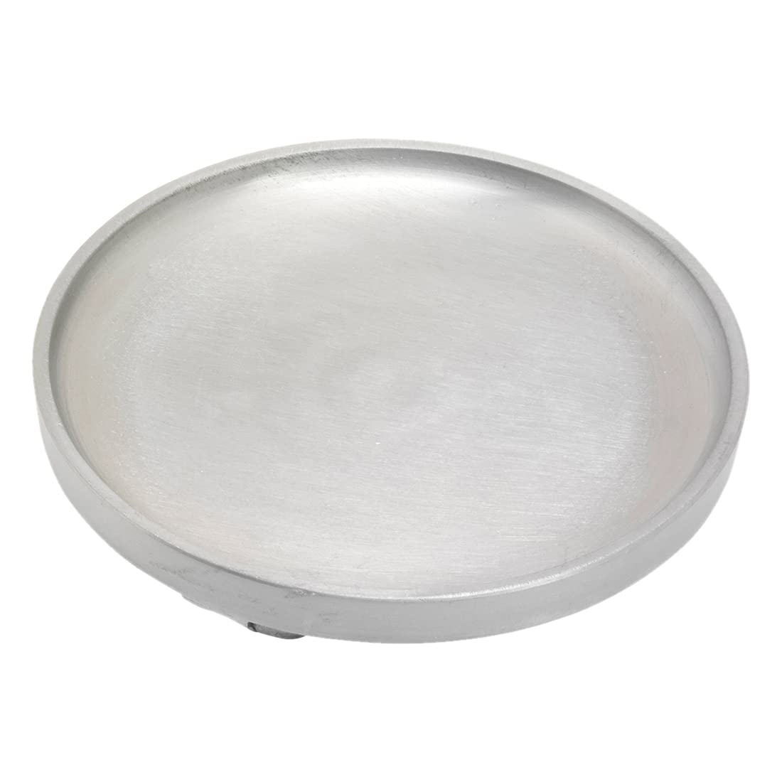 NKlaus piatto portacandele in alluminio rotondo Ø12cm sottopentola decorazione candele a colonna 10449