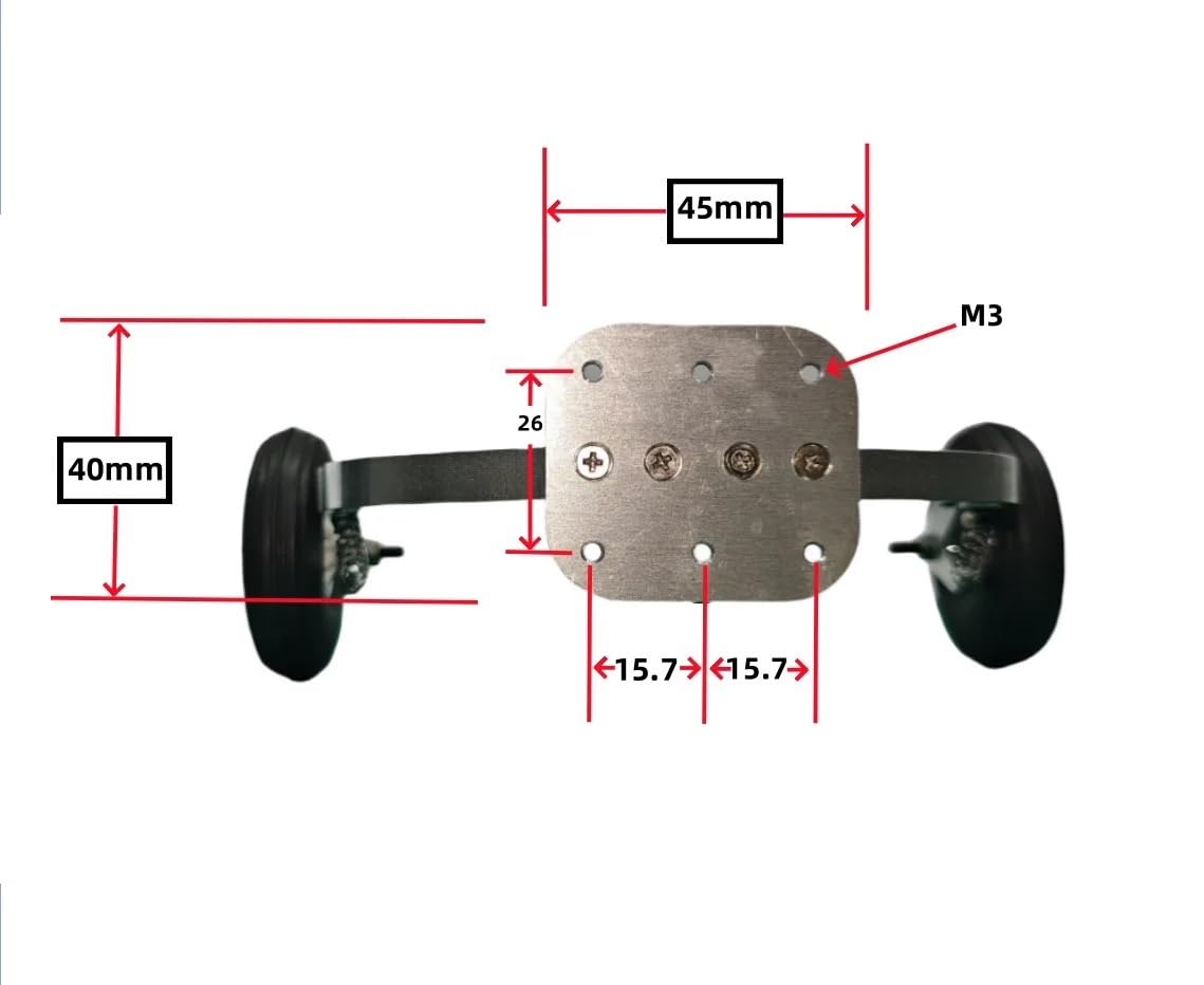 Tren principal amortiguado para avión RC bricolaje | Mecanismo amortiguador distribuye presión evitando roturas del fuselaje.