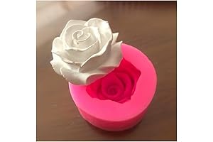 2PCS Rose Flowers Silicone Molds Cake Chocolate Mold