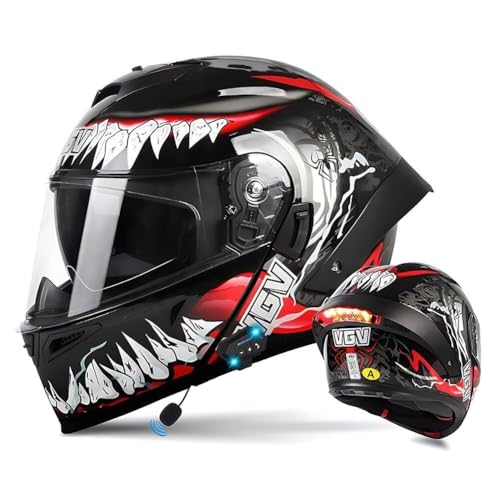 Casque modulable Bluetooth M équipé de LED pour rester visible la nuit