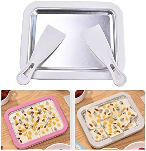 Miniatura 7 de Plato con 2 s Hielo Rodado Casero, Sorbete, Hielo Casero (Blanco)