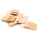 Computer Parts IC Chipset GPU CPU Thermal Heatsink Copper Pad Shim Size 20 x 20 x 1. 2mm Pack Of 20 gallery image