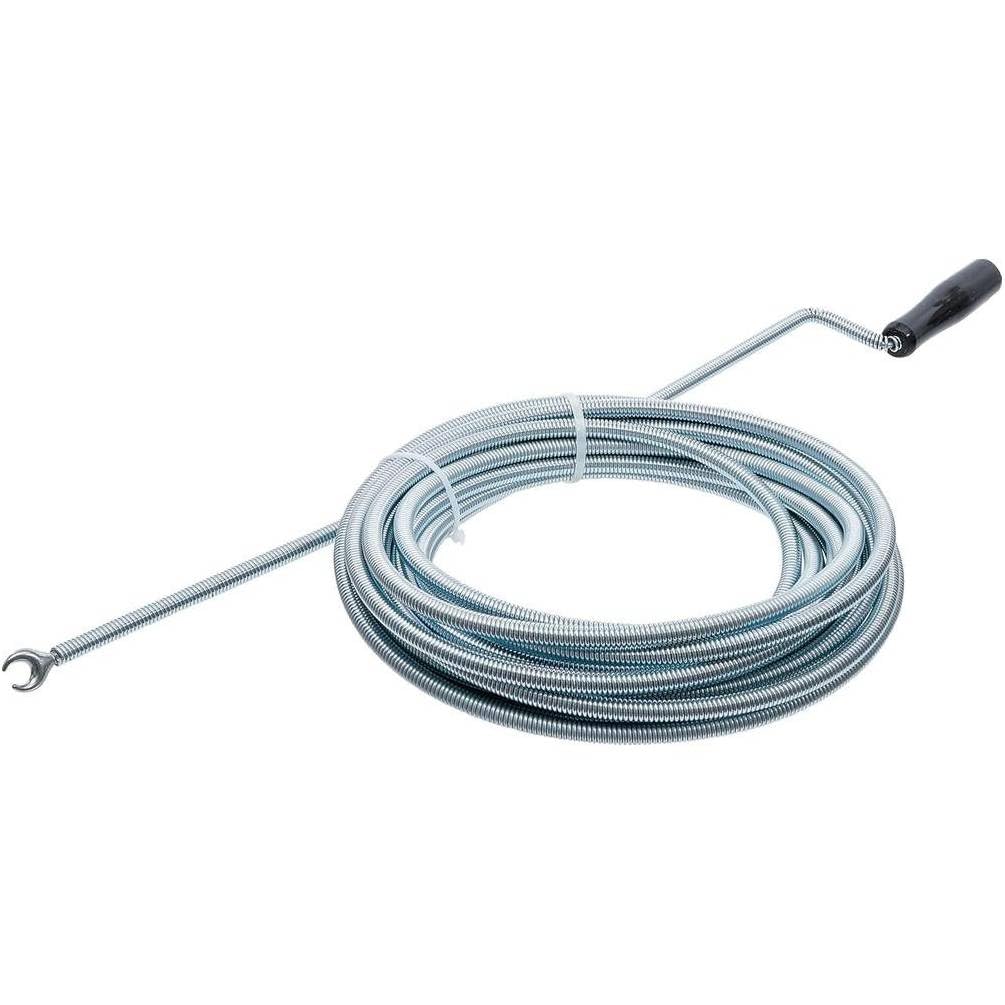 Furet de Plombier 10 m - Acier, Flexible et Résistant - Débouchage Efficace des Canalisations, Pro - D-Work
